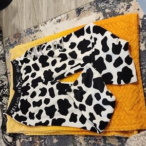 Cow Print Pajamas